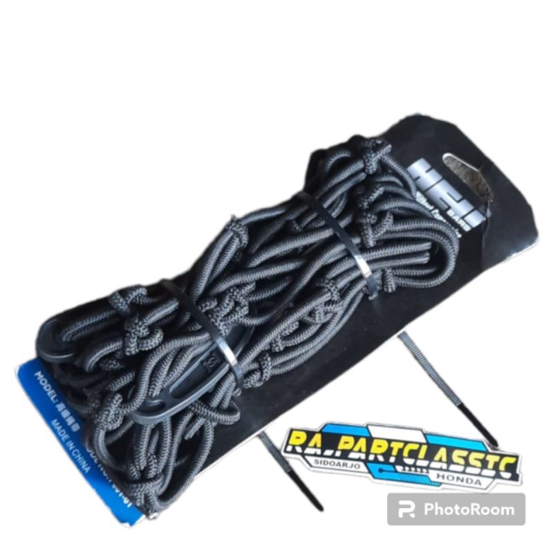 Jaring Jok Motor CB GL MP Jaring Helm Jaring Mantel Bahan Super Tebal