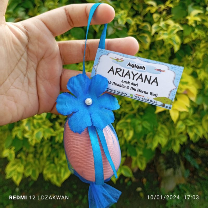 Tempat telur aqiqah bunga sakura tile {BACA DESKRIPSI}