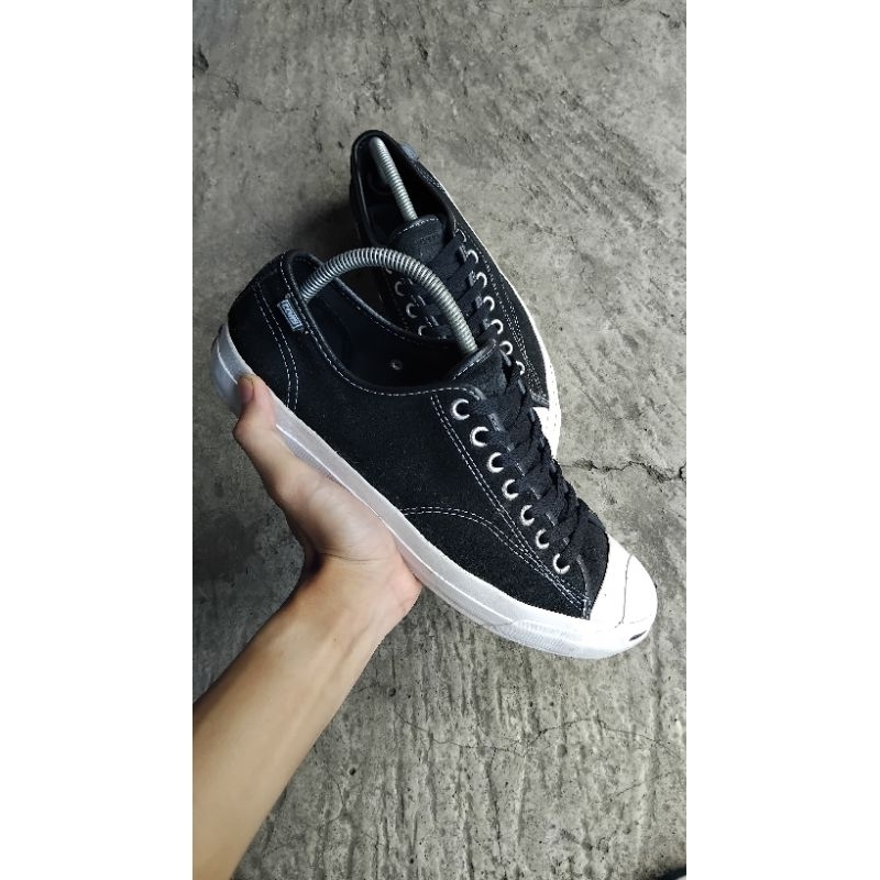 converse jack purcell low pro ox black white