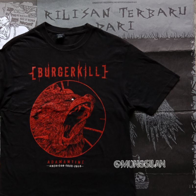BURGERKILL ADAMANTINE AMERICAN TOUR 2019 HITAM & BURGERKILL ROAR OF CAOS TOUR 2022