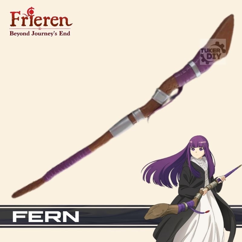 [ Senjata / Weapon ] Tongkat Untuk Cosplay  STAFF FERN - FRIEREN: BEYOND JOURNEY'S END