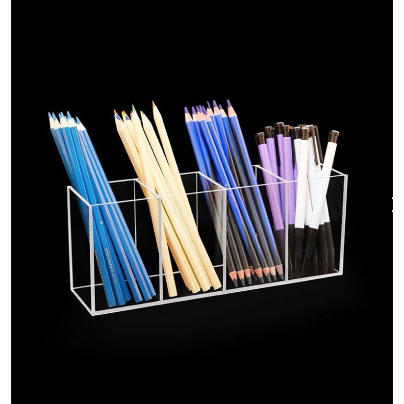 

Akrilik Box Akrilik Sebaguna /Tempat make up / Tempat Pensil / Tempat alat Tulis 1-4 Slot