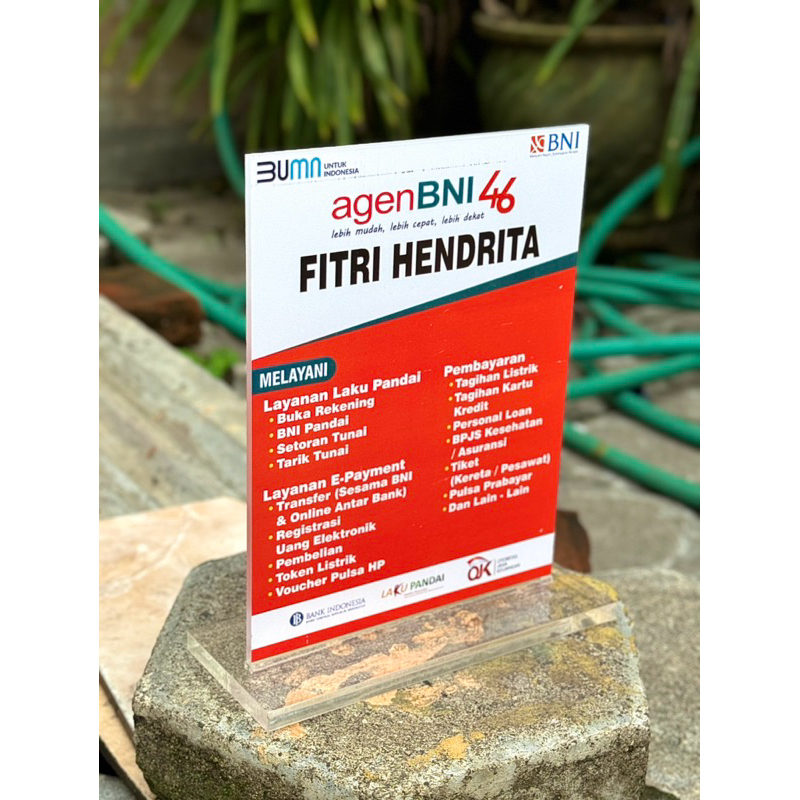 

AKRILIK TEBAL UKURAN 15x20 PAPAN AGEN BNI OREN