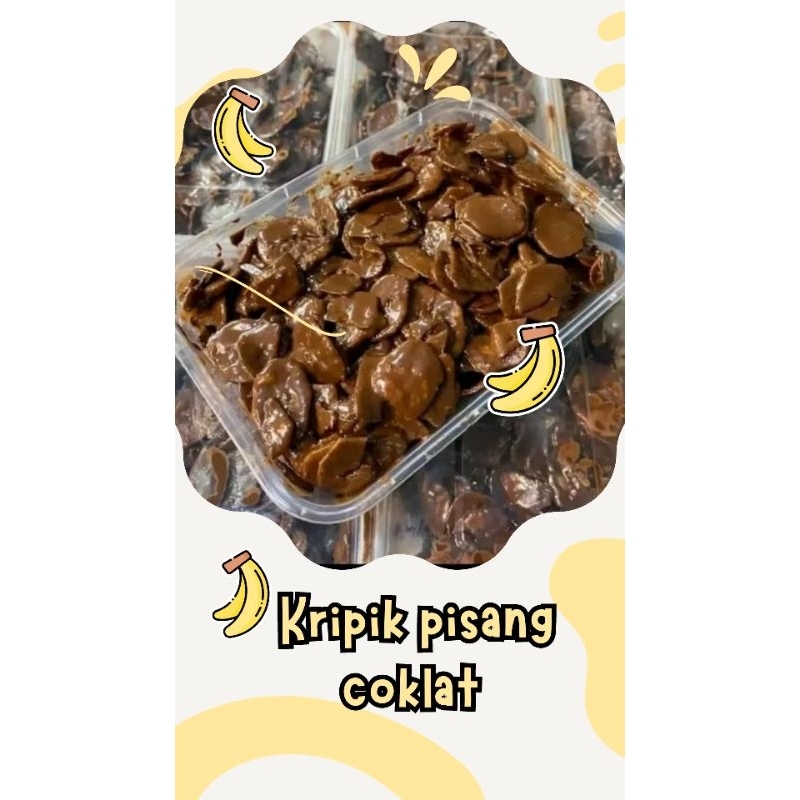

Kripik pisang coklat lumer 175gr / Kripik Pisang Coklat / Kripik pisang