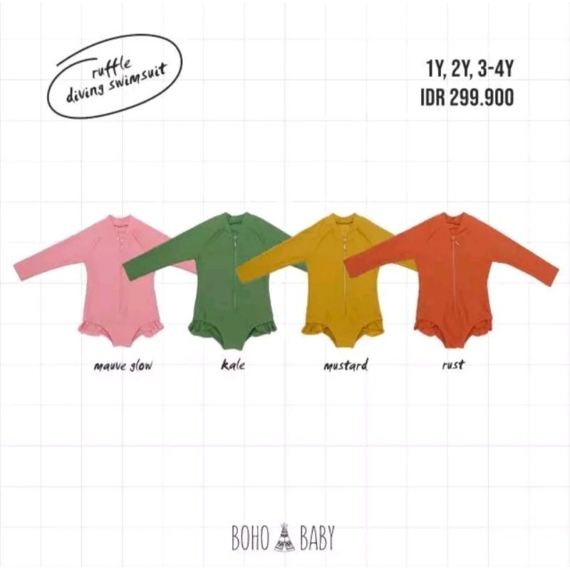 preloved branded original LeeVierra X Bohopanna swimwear size 2