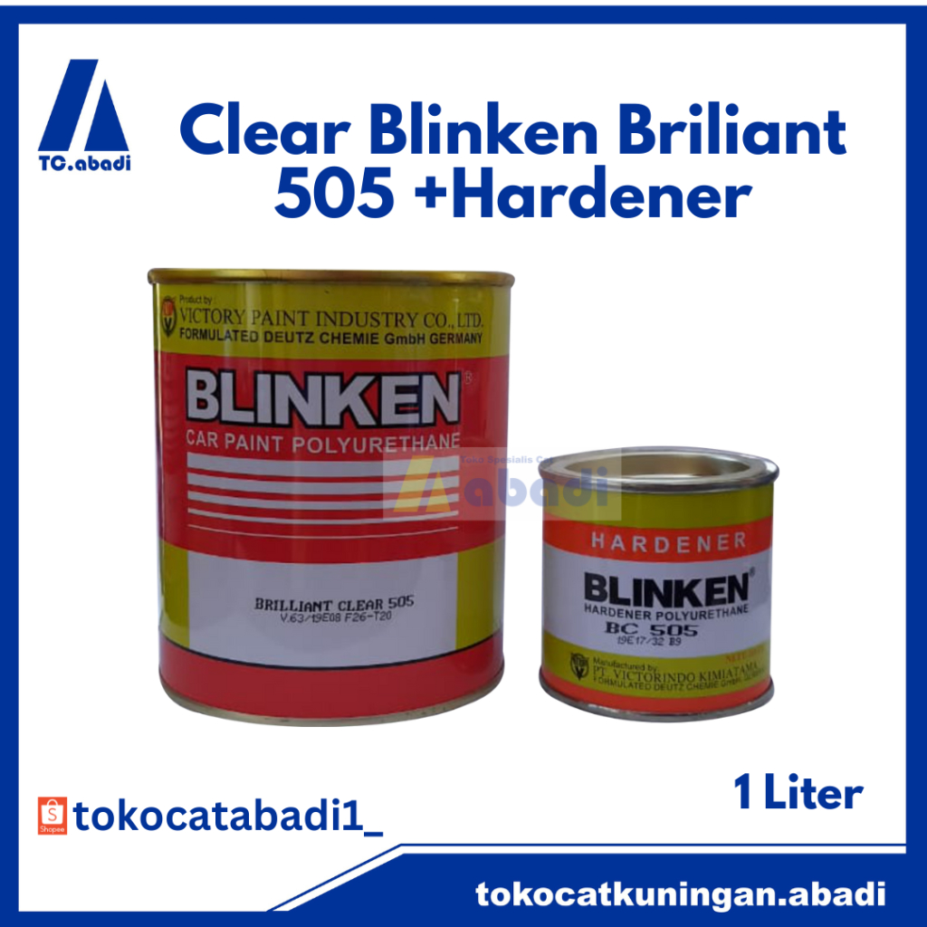 CLEAR BLINKEN / PERNIS BLINKEN BRILIANT 505 + HARDENER / 1 Liter