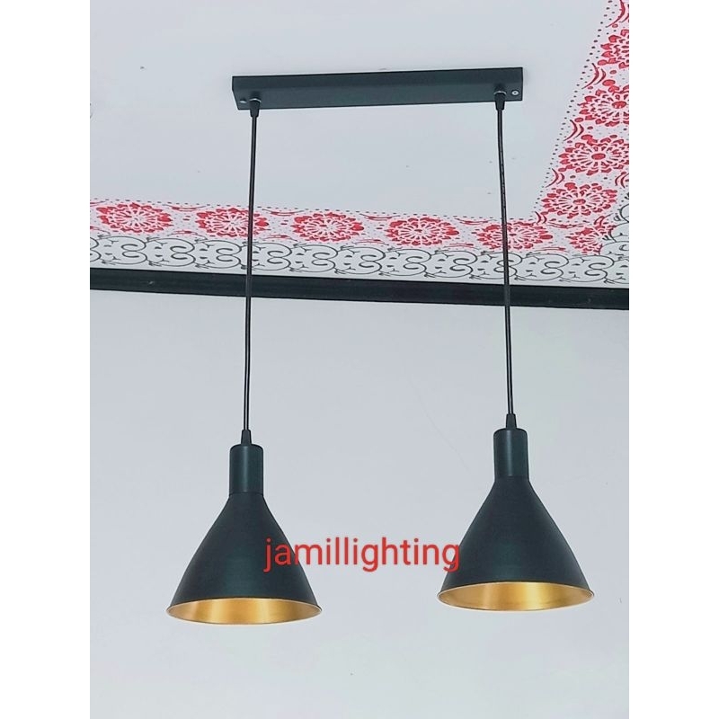 lampu gantung minimalis cafe resto hias mini bar
