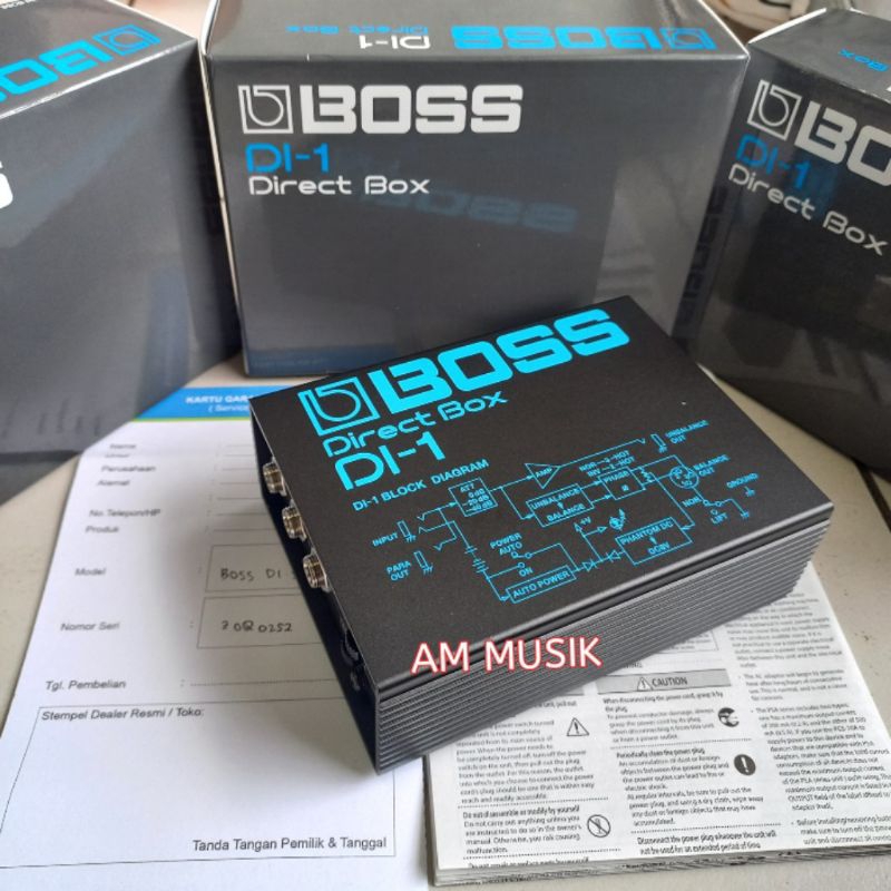 DIRECT BOX AKTIVE BOSS DI1 ORIGINAL BOSS DI 1 MADE IN JAPAN