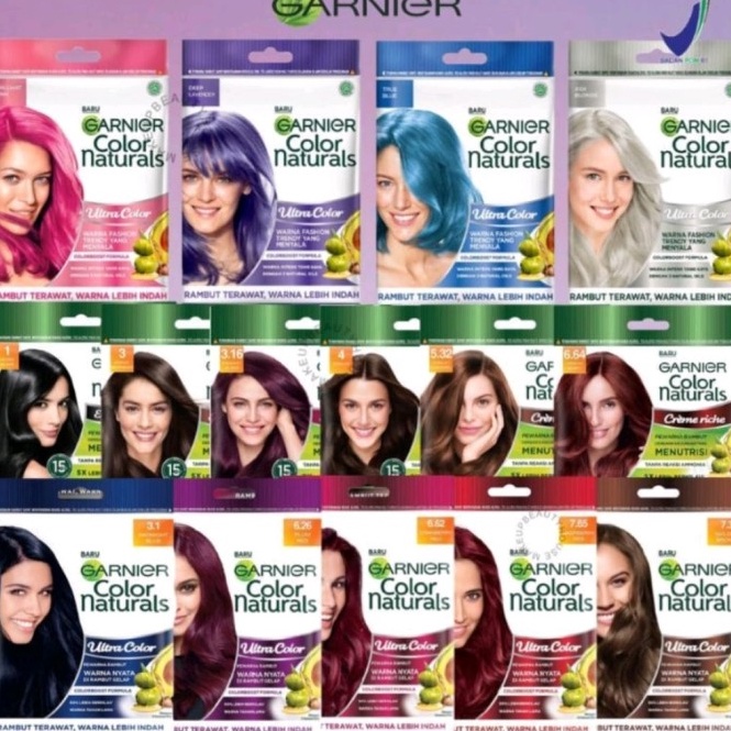 Swip up  GK  Garnier Colour Natural Hair Sachet New Warna Pastel