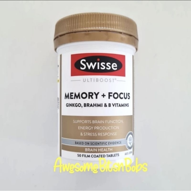 Swisse Memory + Focus 50 Tablets