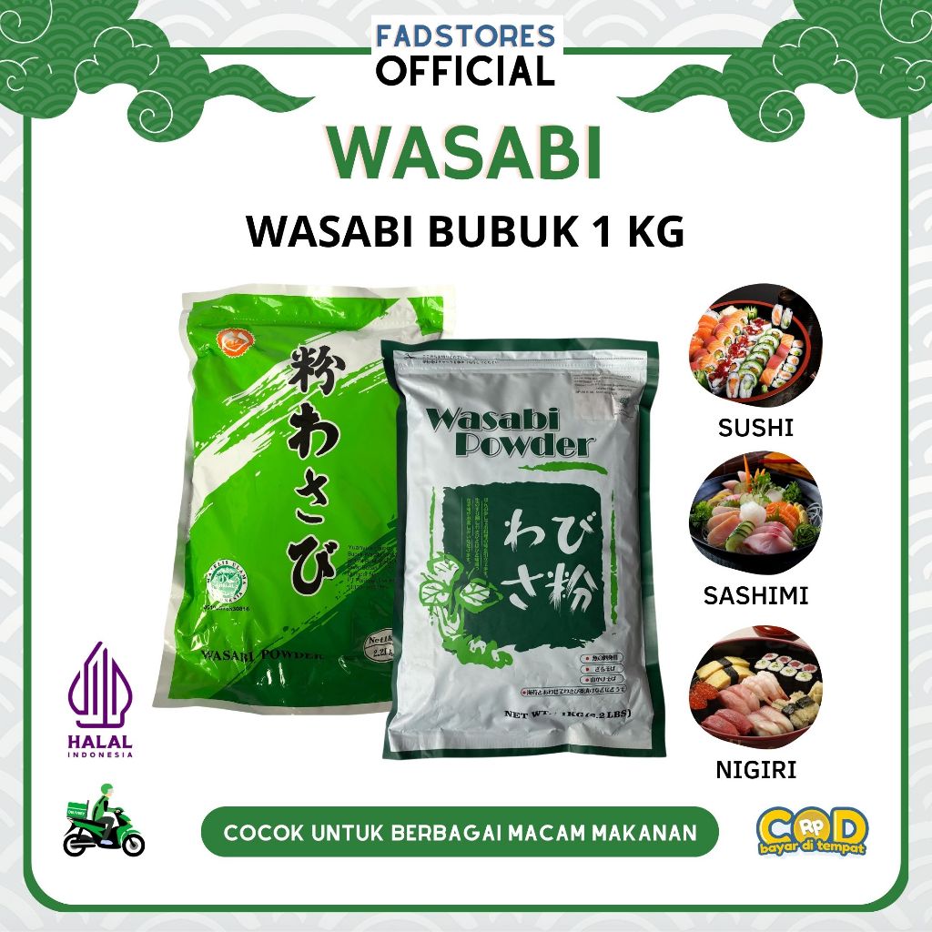 

Wasabi Powder 1kg - Bubuk Wasabi Halal
