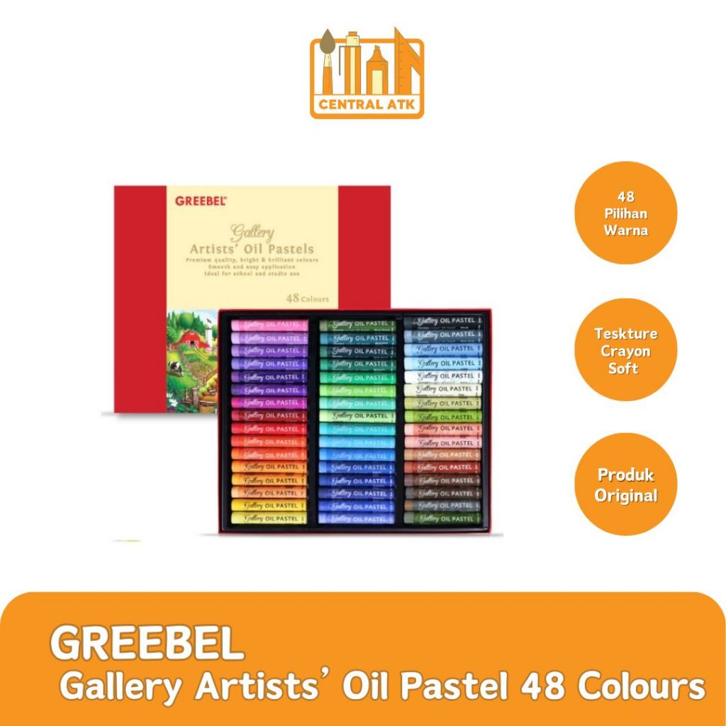 

CRAYON OIL GREEBEL ARTIST 48 WARNA