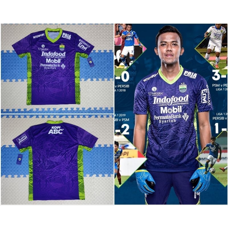 Jersey Persib Bandung GK BRI Liga 1 2021 Original Player Issue