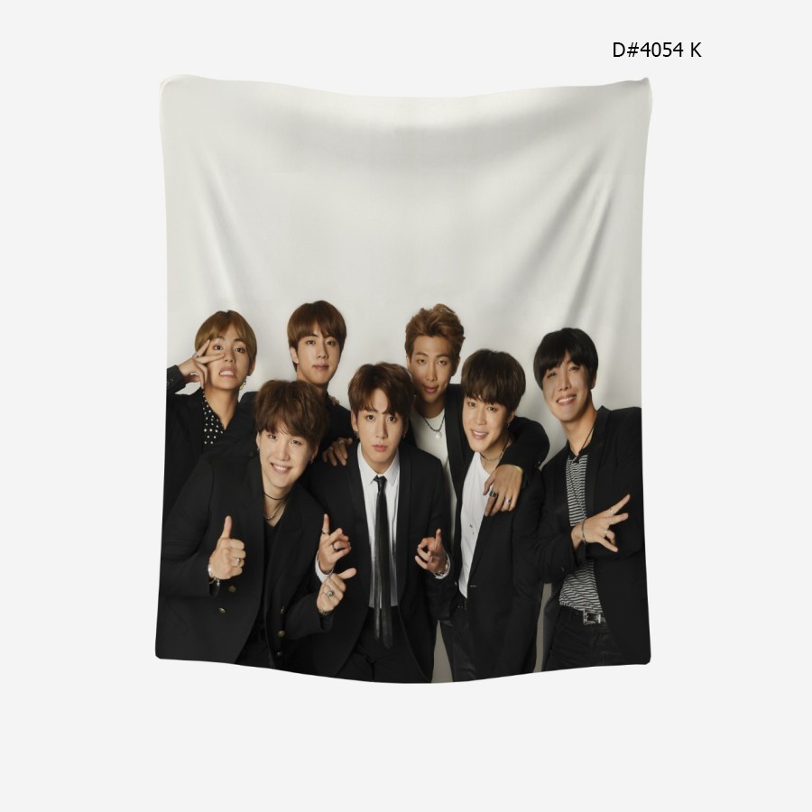 Selimut Custom/Selimut Karakter/Selimut Lembut - Selimut BTS