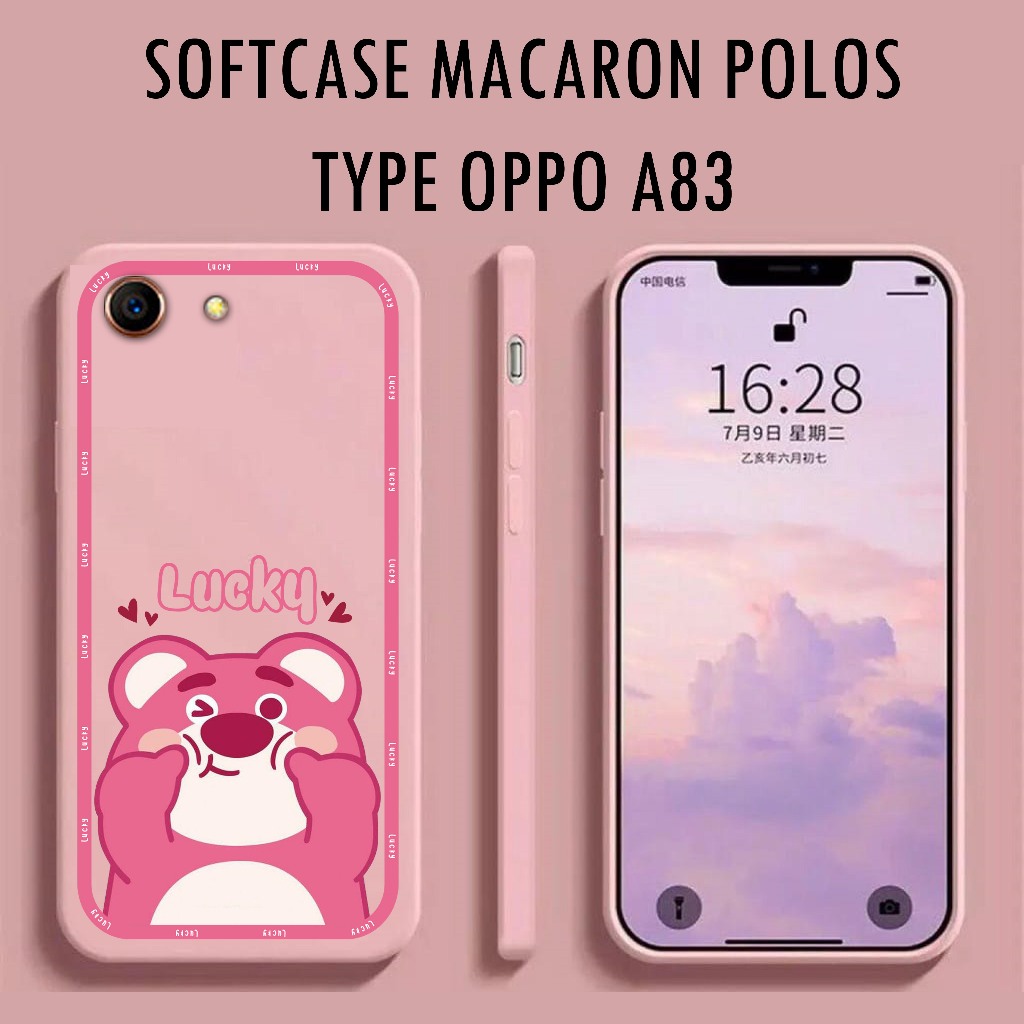 [UV14] Softcase Macaron OPPO A83 | Case Macaron | Case OPPO | Case Handphone | Casing Handphone | Pe