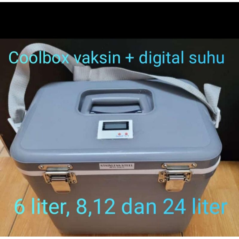 Box vaccine cooler l Cooler box vaccine plus suhu digital