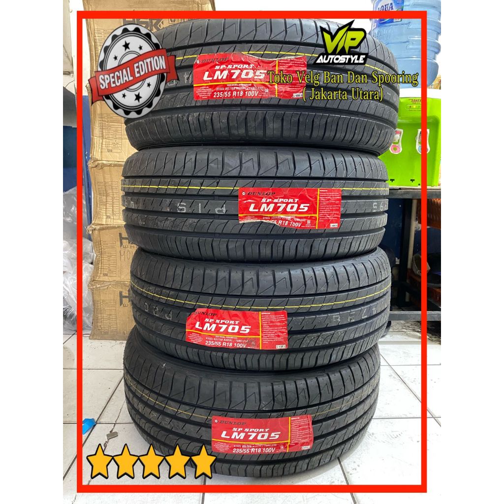 Ban Mobil Honda Hrv , terios , rush , innova Merk DUNLOP 235 50 R18