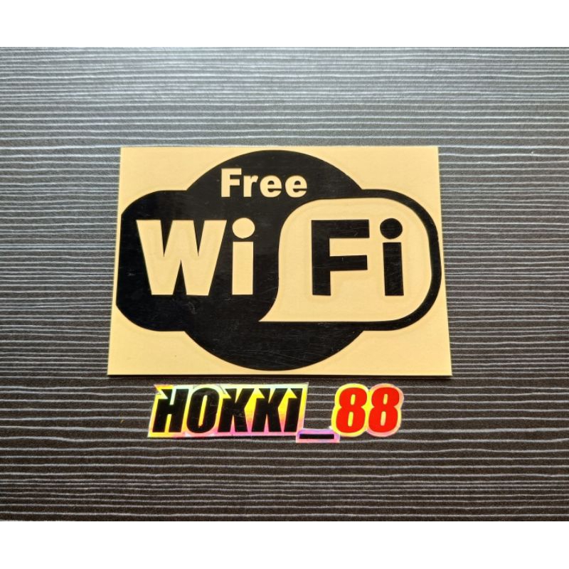 

Stiker cutting FREE WIFI stiker wifi sebaguna