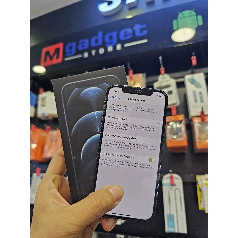 Iphone12 Pro 256GB Second Bh 93% ex Garansi Ibox Mulus No dent