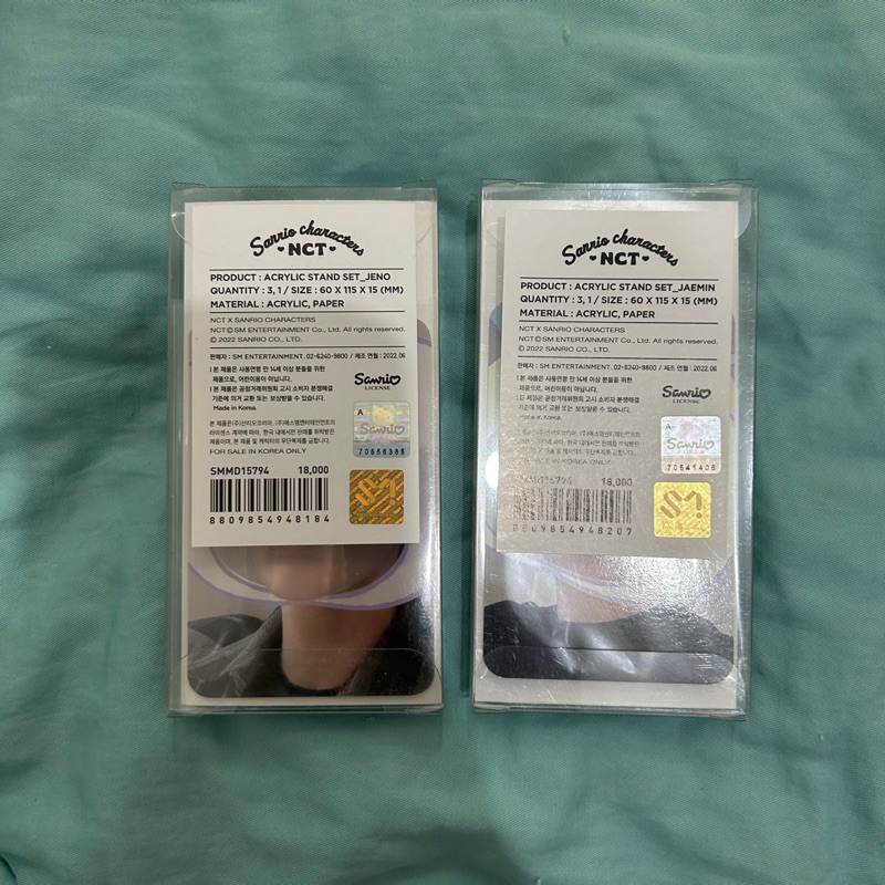 ACRYLIC STAND SANRIO NCT JENO JAEMIN SEALED