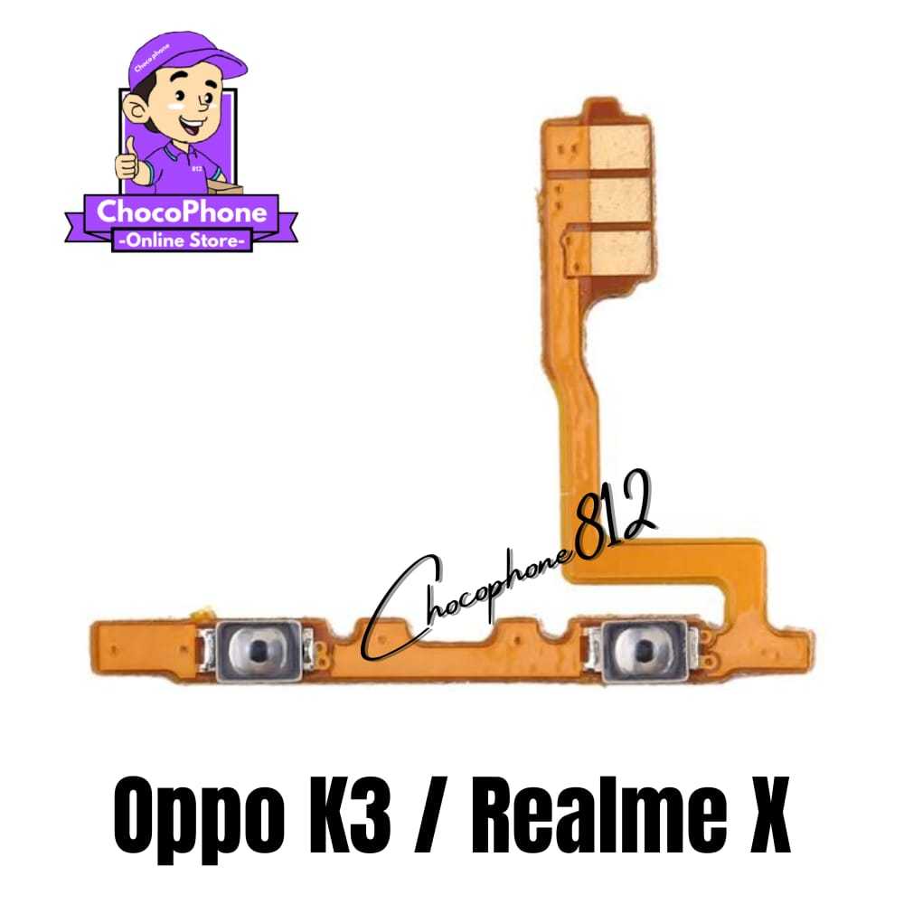 FLEXIBLE VOLUME OPO K3/REALME X FLEXIBEL TOMBOL VOLUM