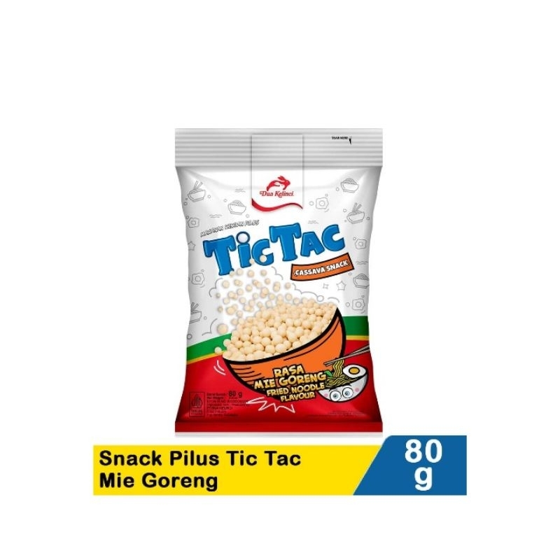 

Dua Kelinci Snack Pilus Tic Tac Mie Goreng80G