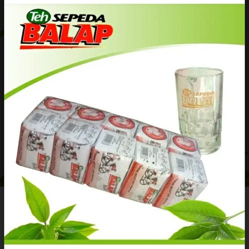 

1 slop teh tubruk sepeda balap (1 pack isi 10 pcs Free Gelas)