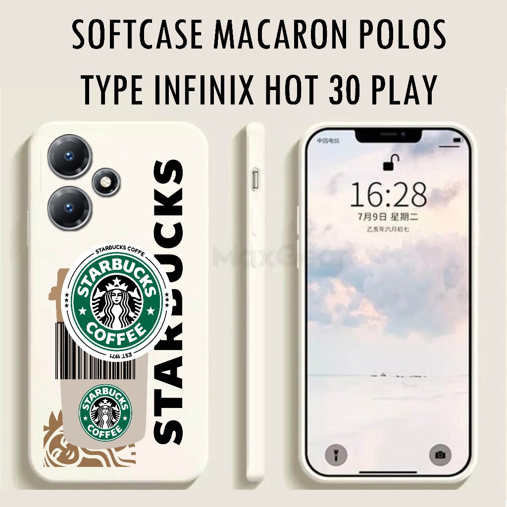[UV18] Softcase Macaron INFINIX HOT 30 PLAY | Case Macaron | Case INFINIX | Case Handphone | Casing 