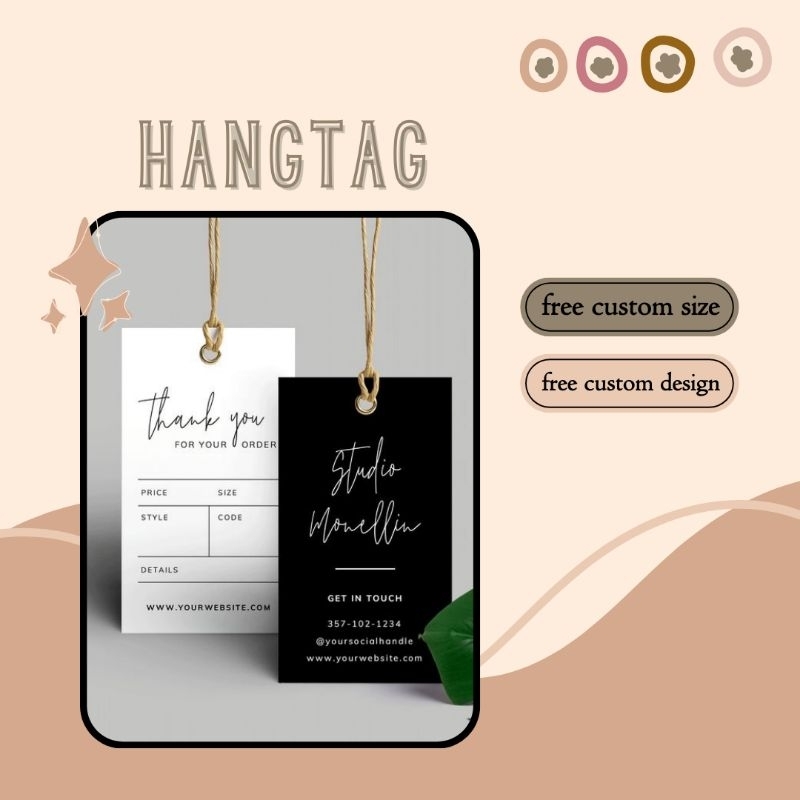 

HANGTAG CUSTOM BOLAK BALIK