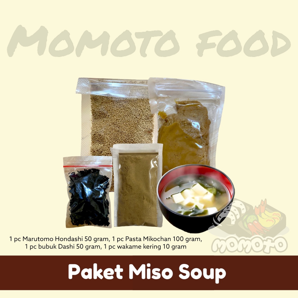 

Paket Sup Miso Lengkap Resto Jepang Soup Pasta Asli