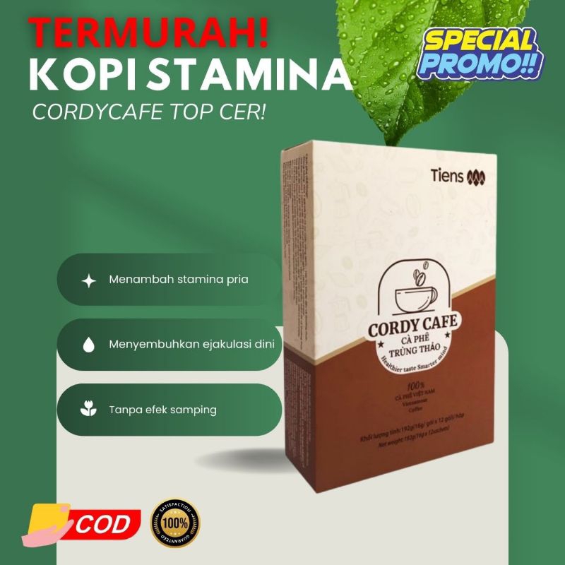 

Kopi Kuat Tahan Lama Stamina Pria Dewasa Cordy Cafe Coffe Kopi Premium Bernutrisi Tiens Cordy cafe coffee