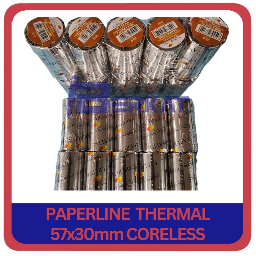 

PAPERLINE Kertas Thermal Edc 57mm x 30mm Coreless