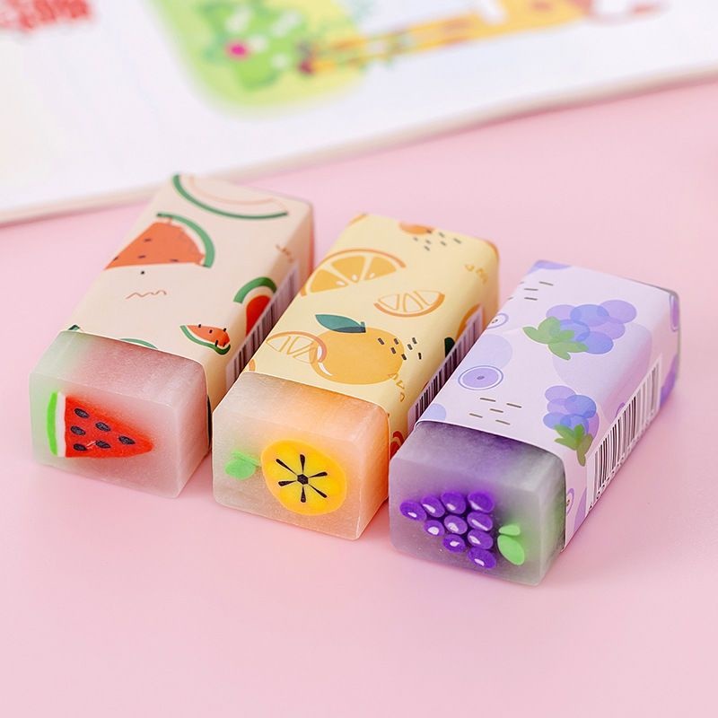 

PENGHAPUS PENSIL ERASER MOTIF KARAKTER BUAH DAN DINO KOREA