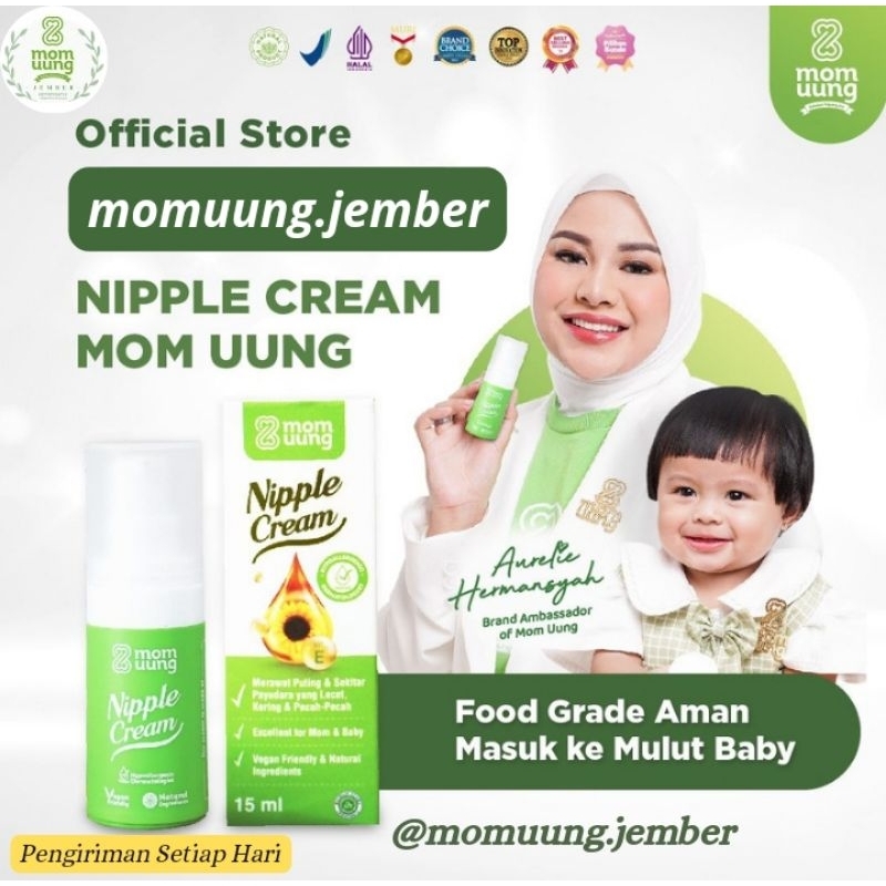 NIPPLE CREAM MOMUUNG SALEP PUTING LECET / MOM UUNG nipple cream aman untuk bayi
