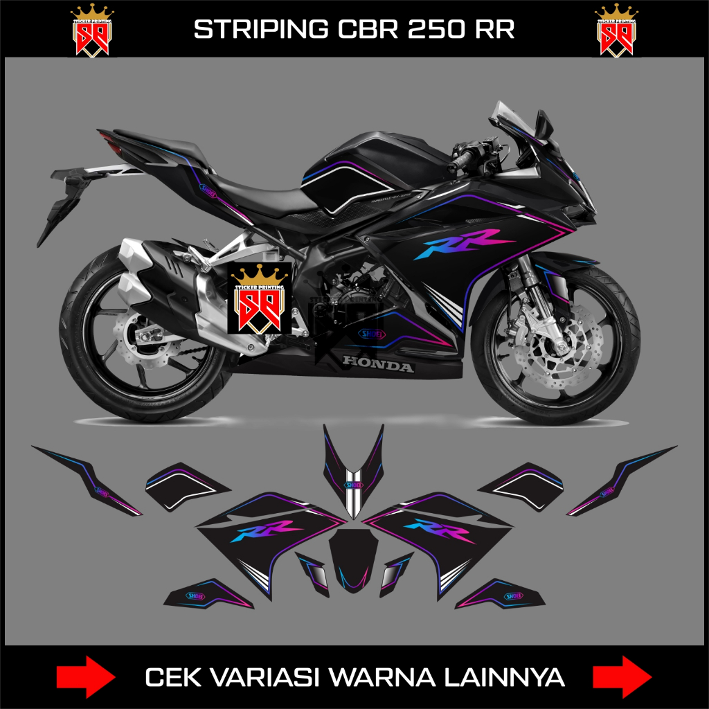 DECAL STRIPING HONDA CBR 250RR / STICKER CBR 250 RR