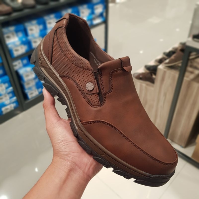 WATCHOUT Sepatu casual pria kulit 100% original