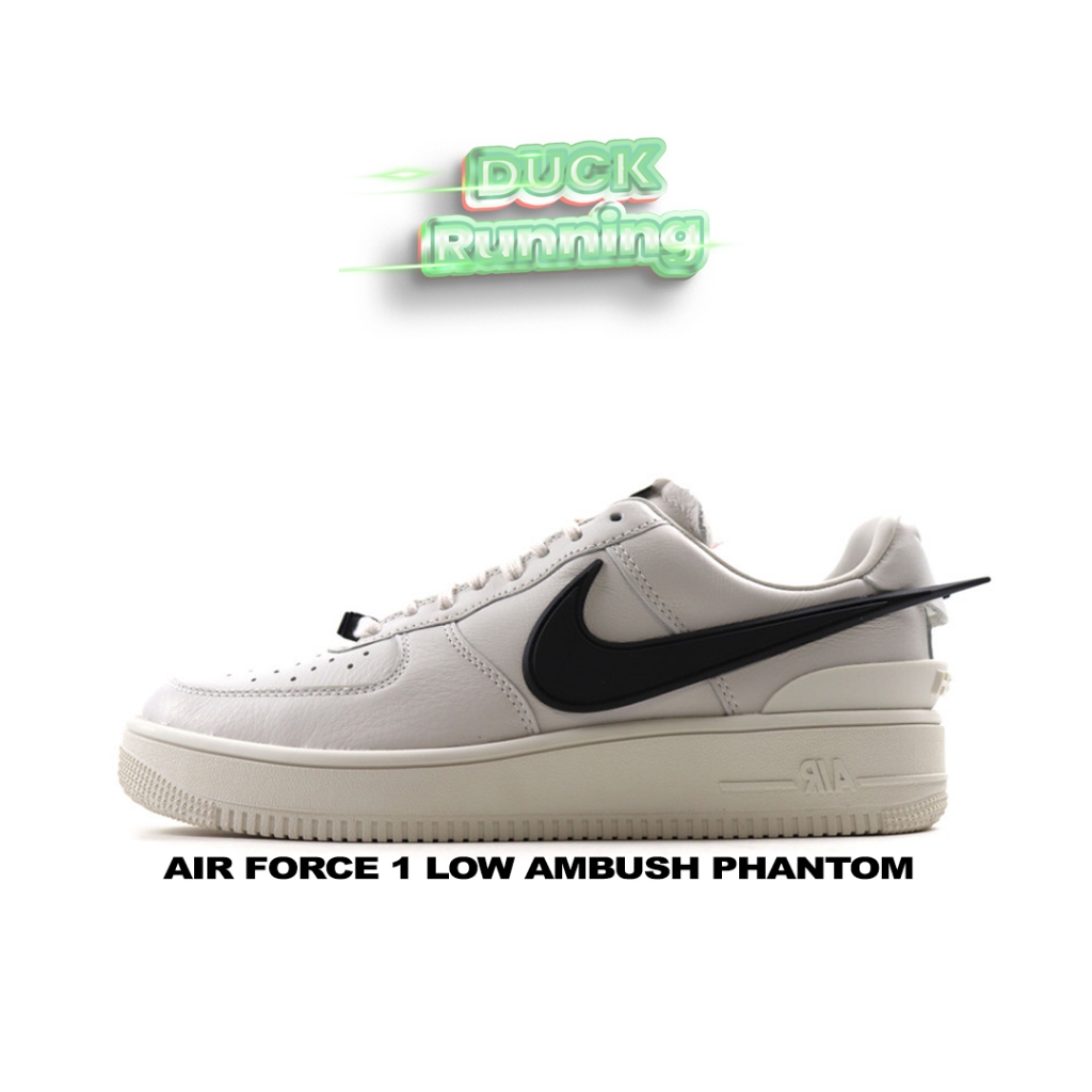 Sepatu Nike Air Force 1 Low Ambush Phantom White Black