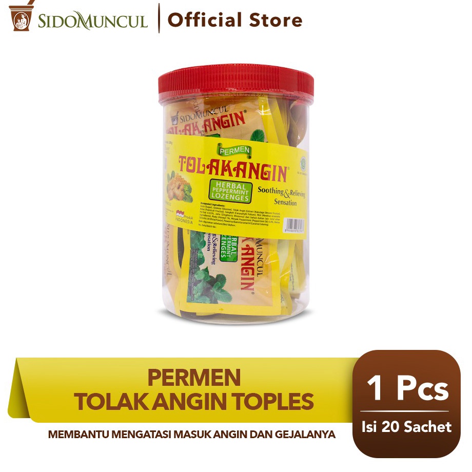 

MEGA SALE Sido Muncul Permen Tolak Angin Toples 2s Masuk Angin