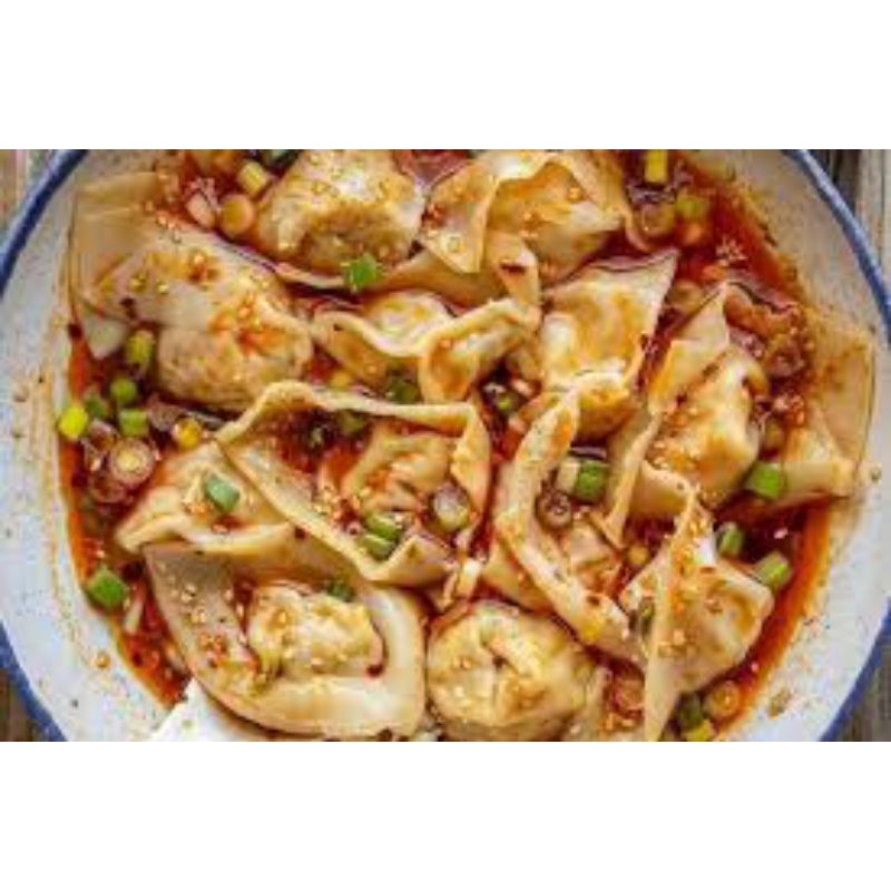 

Pangsit ayam kuah bumbu terpisah