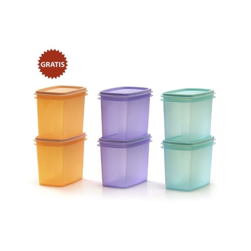 Season Sever Tupperware 1 set isi 6 pcs garansi selamanya lengkap dengan spoon ( wadah gula , kopi ,