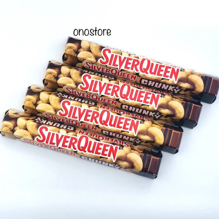 

PROMO MURAH Silverqueen Chunky Bar Cashew 95 gram95 gr95