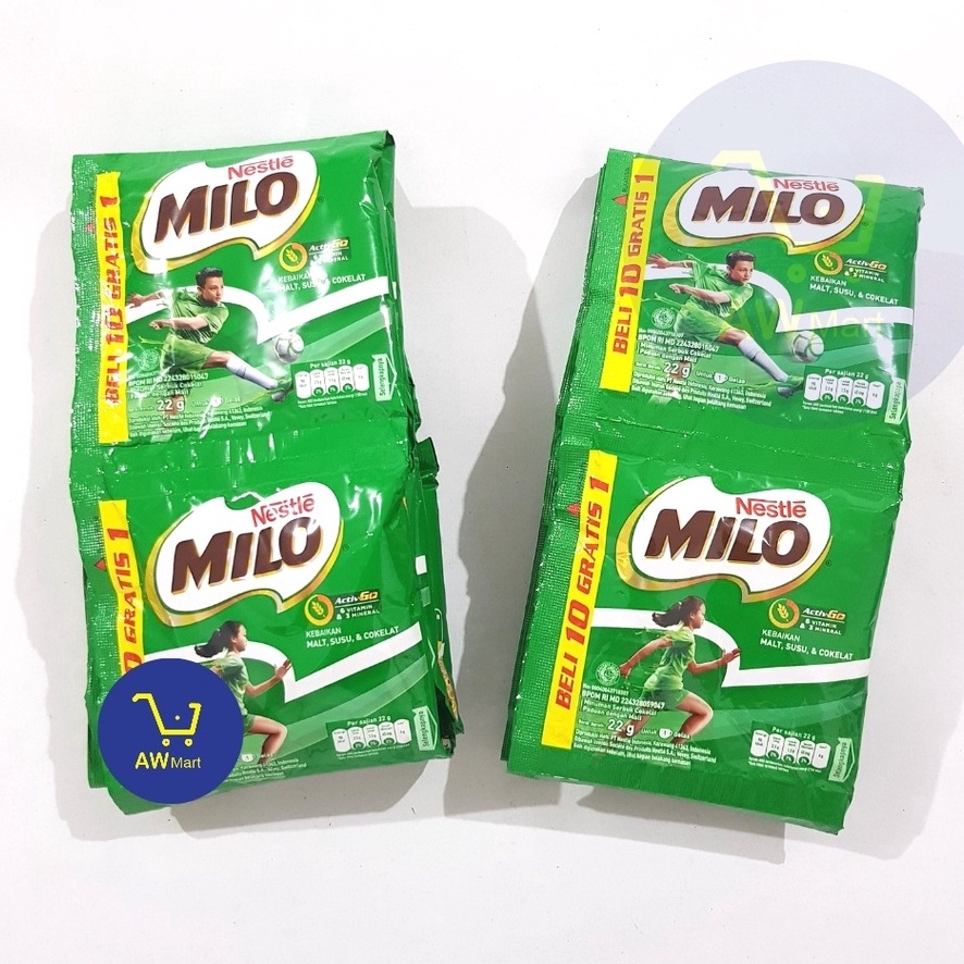 

9nReady Stok MILO NESTLE RENCENGAN 1 SACHET X 22 GRAM MILO ACTIVE GO TIDAK ADA GRATISANNYA LAGI R53