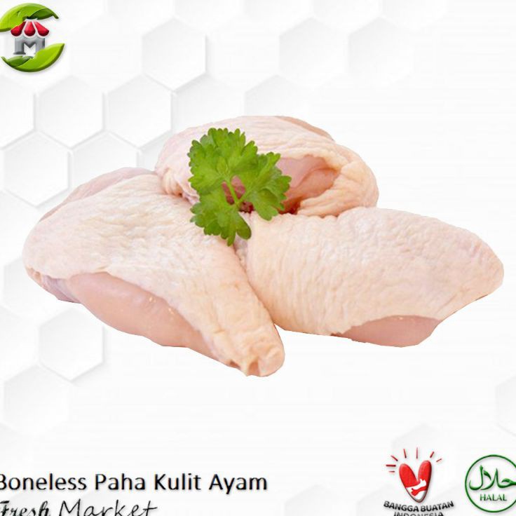 

Terbaru Boneless Paha Kulit Fillet Ayam Fillet 1Kg Grade A Kualitas Premium