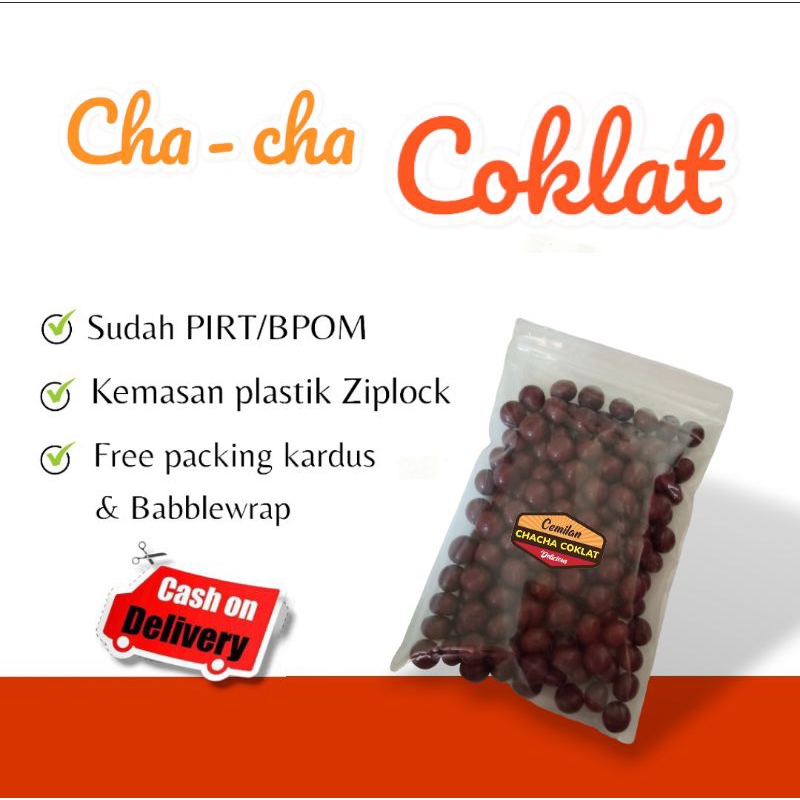 

Cemilan Cha Cha Coklat 100 Gram