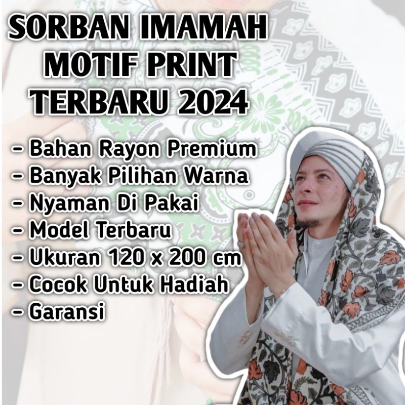 sorban pria habib haji panjang surban serban imamah habib sorban panjang murah sorban Khasmir terbar