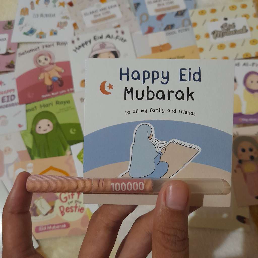 

10 Pcs Amplop Lebaran Lucu 2024 Ampau Idul Fitri Unik Amplop THR Lucu Unik Model Gulung Sedotan