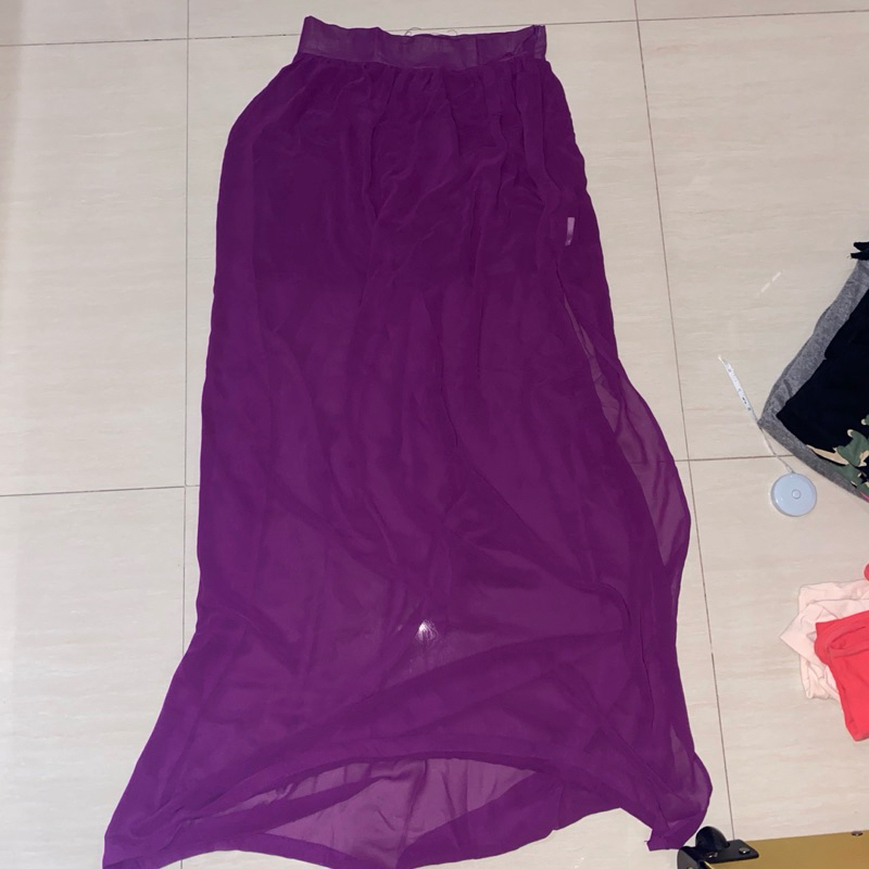 Slit Maxi Skirt Rok Panjang