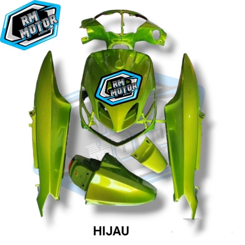 Full body halus Mio Smile Hijau ( Bisa request semua Warna ) / Body halus Mio smile karbu Custom / B