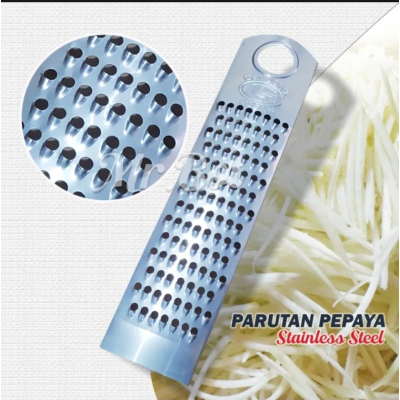 Parut Growol Parut Pepaya Stainless Steel Parutan Serbaguna Manual