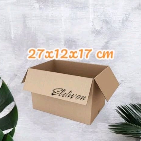 

Kardus packing 27x12x17 cm dus packing kecil recycle